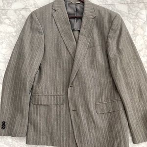Men’s grey banana republic suit jacket
